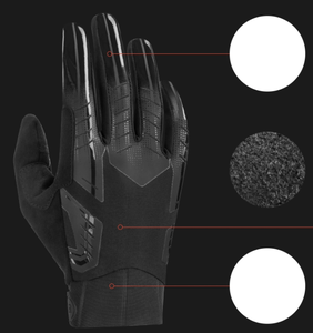 ROCKBROS — gants imperméable à écran tactile, accessoire <span class=keywords><strong>de</strong></span> sport, coupe-vent, style chaud, <span class=keywords><strong>pour</strong></span> <span class=keywords><strong>moto</strong></span> et vtt, automne et hiver - Product Image 5