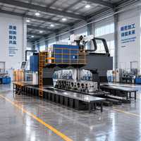 Centre d'usinage CNC à portique dynamique de haute précision pour composants métalliques industriels de grande taille