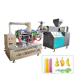 Plastic Bottle Blowing Machine 6 6 Station Ice Lolly Tube /toy Jelly Tube /ice Lolly Soft Bottle Ice Pop Plastic Tube Blowing Molding Machine Price