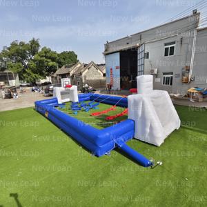 Nuevo salto 36 pies inflable jabonoso campo de fútbol juego de disparos deportes partido pelota competición - Product Image 1