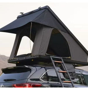 Accesorios para <span class=keywords><strong>Camping</strong></span> 4x4, Carpa de Techo Rígida de Aluminio para 3-4 Personas, Diseño de Concha para las Cuatro Estaciones, Doble Capa, Ecológica - Product Image 1