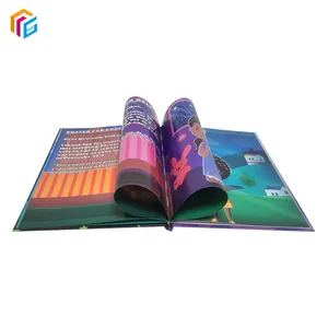 Free Sample Custom Glossy Cover Cardboard Professional Printed Sewing Section Hardcover Book For Kids