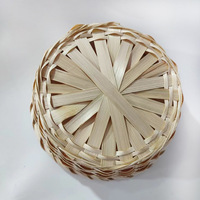 Artisanat chinois bambou tissé décoratif maison quotidien bureau cuisine stockage nourriture snacks panier en bambou