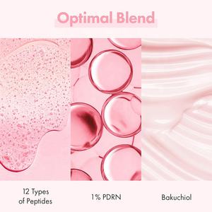 Etiqueta privada personalizada Pink Peptide 12 PDRN Serum Skin Glow Hidratante Reafirmante Niacinamida Face Dark Spot Removal Serum - Product Image 5