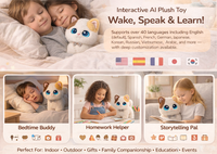 2026 KI-Lernroboter-Spielzeug für Kinder Intelligenter Interaktiver Sprachassistent 24/7 Anleitung Frühpädagogische Unterstützung 2.4G