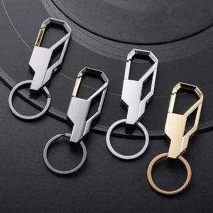 Porte-clés en alliage de zinc, pendentifs de voiture, style moderne et minimaliste, cadeaux promotionnels avec gravure de logo personnalisée, directement du fabricant - Product Image 2