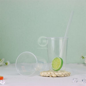 Gobelets en plastique transparent jetables de haute qualité, logo de la boutique de café personnalisé, gobelet en plastique personnalisé - Product Image 3