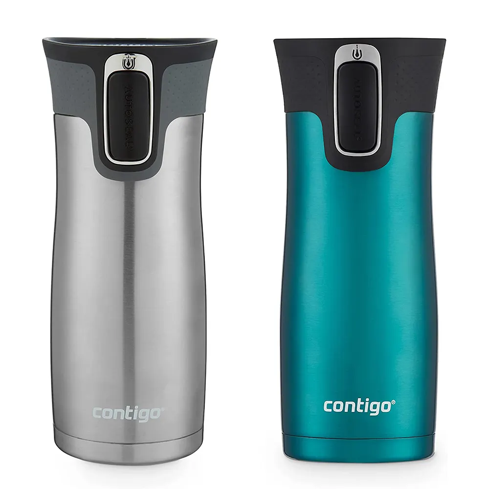 16oz 20oz Contigo West Loop Stainless Steel Vacuum-Insulated Travel Mug with Spill-Proof Lid Keeps Drinks Hot up to 5 Hours
