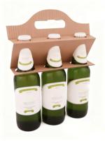 Maßgefertigte Umweltfreundliche Recycelbare Quadratische Papier-Kuchenbox mit Griff Lebensmittelechte Starre Boxen für Saft, Limonade, Bier, Kaffee Offsetdruck