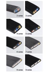 水中ポンプワイヤー用電源ケーブルMOQ 5000メートル3コア4コア<span class=keywords><strong>1.5mm</strong></span> 2.5mmフラット水中ケーブル - Product Image 3