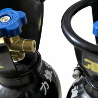 Cilindro de Nitrógeno Industrial de Alta Presión de 8L, Sin Costuras, Ideal para Almacenar Gas Nitrógeno al 99.5% (Gran Venta)