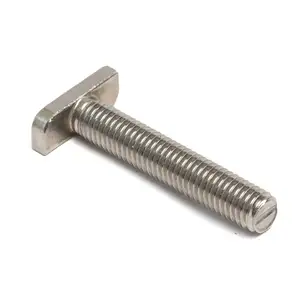 Hardware Fasteners 304 Stainless Steel M8 M6 T Head track Bolt for aluminium profile