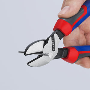 KNIPEX 74 02 200 SB Cortador diagonal de alta resistencia con mangos ergonómicos negro 200 mm - Product Image 3