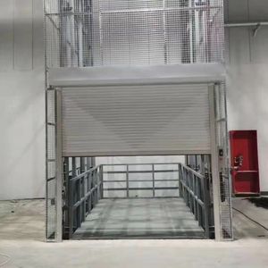 Precio negociable <span class=keywords><strong>100kg</strong></span>-10ton plataforma de almacén personalizada escalera pequeña Mini elevador hidráulico elevador de carga de mercancías - Product Image 4
