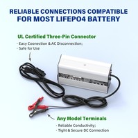 Chargeur de batterie au lithium LifePO4 58,4 V 8 A pour vélo électrique, moto, 16S 48 V 51,2 V, chargeur de batterie Li-ion LifePO4
