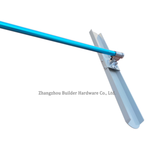 Frattazzo a doppio bordo con staffa, manico da 1-3/4" x 6', estremità arrotondate, 36/48/60 x 6 pollici, per calcestruzzo, costruzione in magnesio - Product Image 5
