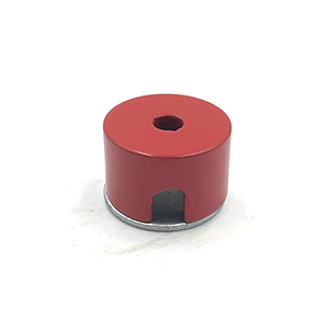 Outil magnétique rouge <span class=keywords><strong>puissant</strong></span> bouton magnétique Alnico Pot <span class=keywords><strong>à</strong></span> base ronde <span class=keywords><strong>Aimant</strong></span> Alnico en <span class=keywords><strong>fer</strong></span> <span class=keywords><strong>à</strong></span> <span class=keywords><strong>cheval</strong></span> enduit rouge - Product Image 3