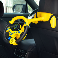 Volant de simulation de conduite pour enfants avec sons et lumières, jeu d'imitation éducatif Montessori, cadeau pour bébé