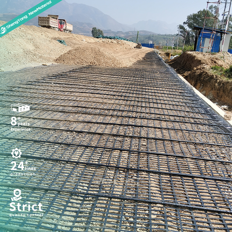 PET Polyester Geogrid for Soil Stabilization