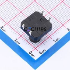 TS-1094-A155B2-D1 Tactile Switch Through hole-4P,12x12mm Switch Single Pole Single Throw Round Button 1.8N Through Hole - Product Image 2