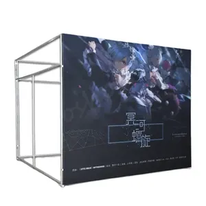 Portable Standard Stall 10Ft EZ Tube Trade Show 3x3 Display Booth Exhibition