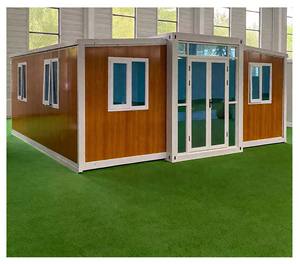 Maisonnette de haute qualité, préfabriquée, imperméable, conteneur, 3 chambres, 40 pieds, maisons minuscules en provenance de Chine - Product Image 1