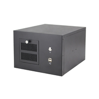 Chasis IPC Mini-ITX computadora industrial Chasis montado en la pared con ranura de expansión PCI IPC PC I3/i5/i7 Opcional