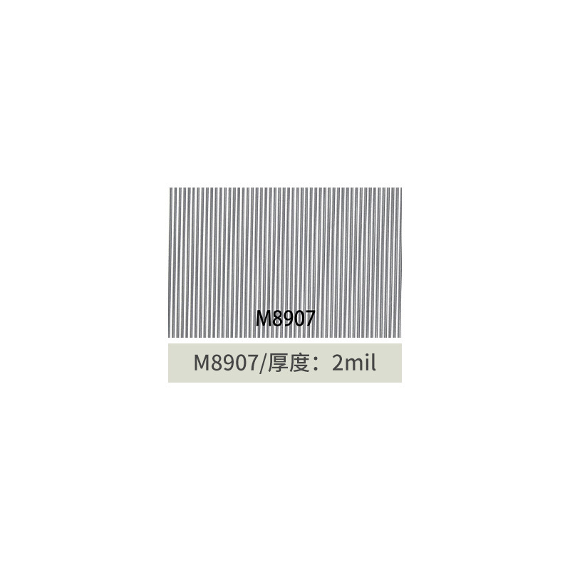 M8907 -  1.24*50m - 0.24 - fine embossing - with adhesive