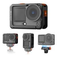 K&F Concept pour DJI Osmo Action6 - Cadre de protection en alliage d'aluminium + Kit de montage rapide pliable