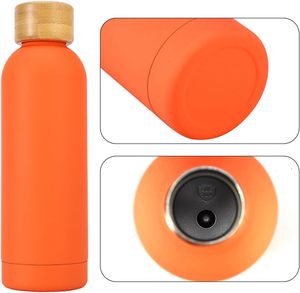 Custom Insulated Stainless Steel <b>Thermal</b> <b>Bottle</b> Eco Waterbottle with Bamboo Lid - Product Image 3
