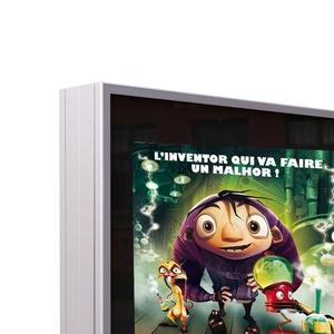 Edgelight khung nhôm quảng cáo từ LED hộp đèn đôi bên mở Bảng điều khiển LED Tùy chỉnh kích cỡ - Product Image 4