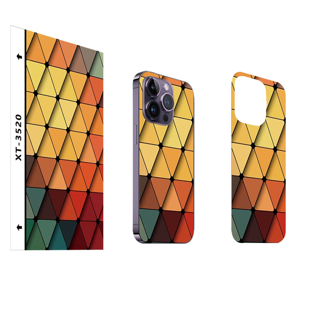 Premium PVC Waterproof Mobile Phone Back Sticker for Cutting Machine 3D Wrap Skin Film for and Android Phones in Stock