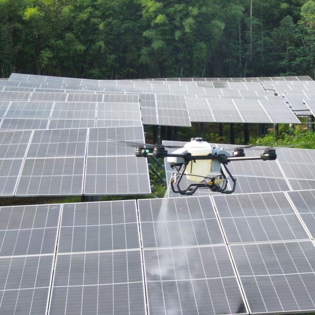 JIUSI D50R Efficient and Safe Solar Panel Cleaning Robot with LED Lights and Remote Control for Wide Range of Applications
