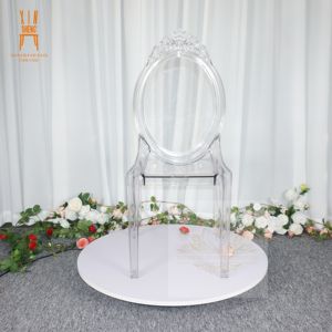 Vente en Gros de Mobilier d'Extérieur <span class=keywords><strong>Location</strong></span> de Chaise en Plastique Acrylique Décoration Cristal Mariage Salle à Manger Fête Événement Pc - Product Image 3