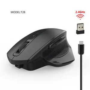 Source factory wireless charging mouse 2.4G silent office game silent vertical computer mouse cross-border wholesale