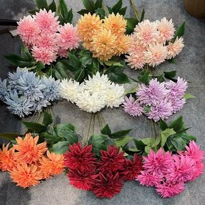 Nature realistic artificial velvet rose bouquet high quality real touch silk artificial rose similar to natural - Product Image 6