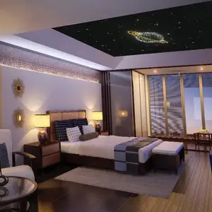 Star Ceiling Cinema Fiber Ceiling Hotel Lobby Interior Fiber Optic Lighting Starry Star For Cinema Roof Ceiling Car Decoration