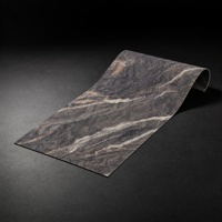 Panneaux de revêtement mural flexibles, imperméables et ignifuges en quartz sable moderne Golden Years MCM pour extérieur/intérieur avec garantie de 5 ans
