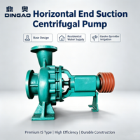 Pompa Sentrifugal Tipe IS Premium Desain Horizontal End Suction Base untuk Pasokan Air Rumah Tangga dan Irigasi Taman
