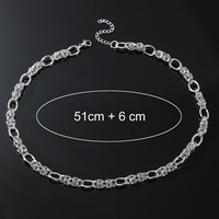 Collier ras du cou à chaîne torsadée en acier inoxydable pour hommes, bijoux tendance de style Hip Hop avec pendentifs et breloques