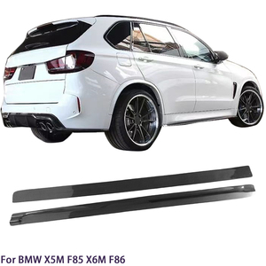 สเกิร์ตข้างคาร์บอนไฟเบอร์แท้ทรง 3 มิติ สำหรับ X5M F85/X6M F86 ปี 2015-2019 - Product Image 1