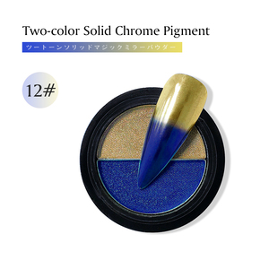 Vendita Calda Polvere Acrilica Cromata Bicolore Marca BOJUN con Motivo a Diamante per Forniture di Nail Art di Lusso - Product Image 4