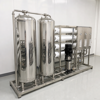 Machine de purification d'eau par osmose inverse industrielle commerciale 1000L/heure, garantie 1 an, pour le traitement de l'eau des lavages automobiles