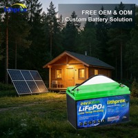Batterie LiFePO4 24V 300AH Grade A 6000 Deep Cycle Lithium pour stockage domestique avec BMS intelligent RS485, borne M8, CE RoHS IP67, OEM ODM