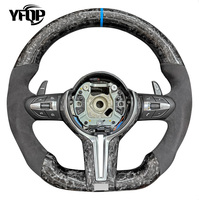 Volant sport M en carbone personnalisé pour les modèles BMW en cuir perforé noir pour F10 F30 F31 F32 F20 E92 E60 X6 E71 X5 E70 M3 M4