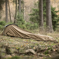Tente bivouac ultralégère 4 saisons pour 1 personne, imperméable, compacte, sac de bivouac individuel pour le camping, la randonnée, la survie tactique