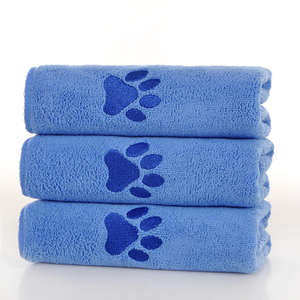 Kit de serviettes de bain pour chien, 4 couleurs, absorbantes, 100% coton, 66,67 cm (26 po), personnalisables - Product Image 4