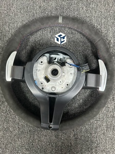 พวงมาลัยซ้ายและขวาหนังนิ่มสำหรับ BMW 3 5ชุด F10 F30 F90 F01 F12 F25 M3 M6 E90 Z4 X1 X6 48 E90 E92 F32 <span class=keywords><strong>E7</strong></span> - Product Image 5