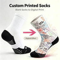 Chaussettes de compression personnalisées pour la récupération de la circulation sanguine
