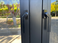 Ventanas Abatibles Modernas de Aleación de Aluminio Penjoy con Doble Acristalamiento, Triple Aislamiento Térmico y Malla de Fibra de Vidrio